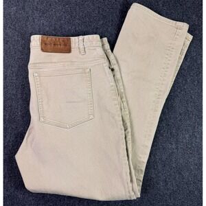 Best Made Co Straight Leg Twill Chino Pants Men's 37x31 Tan Beige Khaki Stretch